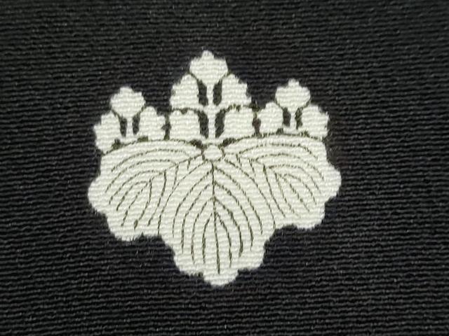平和屋着物●京友禅の第一人者　松井青々　黒留袖　駒刺繍　双鶴流水草花文　暈し染め　金彩　正絹　逸品　DABI9823ud