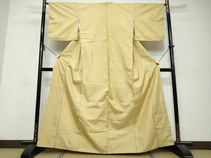 平和屋着物●本場大島紬　一元絣　抽象文様　正絹　逸品　DABI9900ud