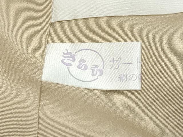平和屋着物●豪華色留袖　駒刺繍　屏風飛鶴草花文　金彩　正絹　逸品　DABI9904ud