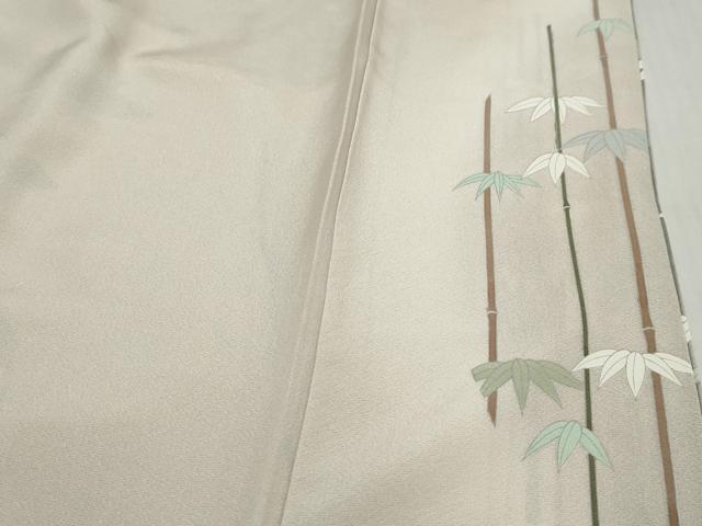 平和屋着物●豪華色留袖　作家物　駒刺繍　雪輪群鶴草花文　金彩　正絹　逸品　DABI9908ud