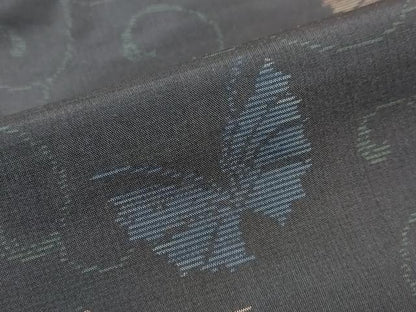 平和屋着物●本場大島紬　舞蝶文　正絹　逸品　未使用　DABI9922ud