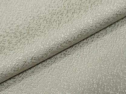 平和屋着物●京加賀友禅　百貫達雄監修　色無地　加賀の四季　霞地紋　灰青色　反端付き　正絹　逸品　DABI9930ud