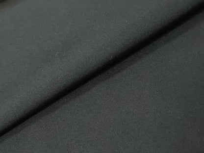 平和屋着物●男性　黒紋付　長羽織セット　羽裏：小舟風景文　正絹　逸品　DABI9938ud