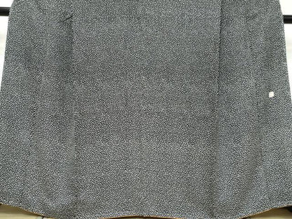平和屋着物●訪問着　作家物　舞桜文　黒地　正絹　逸品　未使用　DABI9956ud