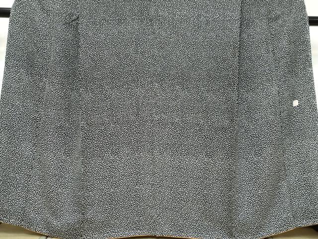 平和屋着物●訪問着　作家物　舞桜文　黒地　正絹　逸品　未使用　DABI9956ud