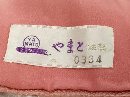 平和屋着物●訪問着　短冊御所車草花文　暈し染め　金銀彩　やまと誂製　正絹　逸品　DABI9975ud