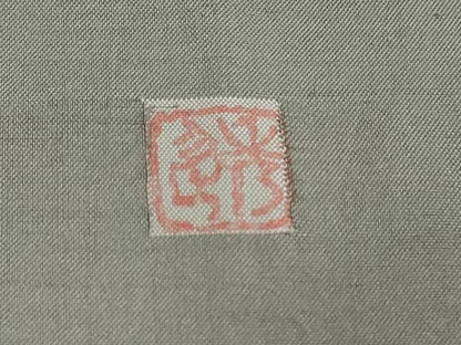 平和屋着物●訪問着　作家物　紬地　総刺繍　人物風景文　正絹　逸品　DABI9981ud