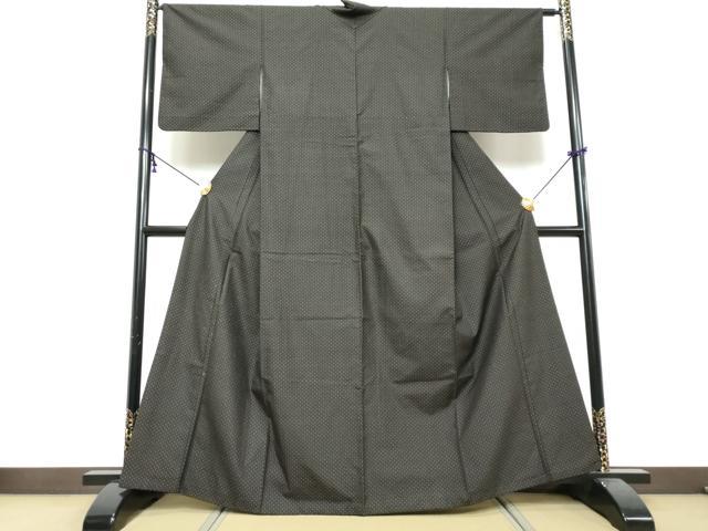 平和屋着物●本場大島紬　一元絣　正絹　逸品　DABI9991ud