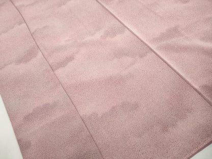 平和屋着物■上質な小紋　作家物　霞雲文　暈し染め　鬼しぼ縮緬　正絹　逸品　DABJ0002qa