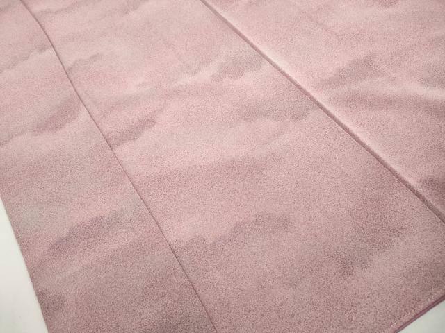 平和屋着物■上質な小紋　作家物　霞雲文　暈し染め　鬼しぼ縮緬　正絹　逸品　DABJ0002qa