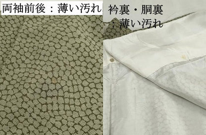 平和屋着物■江戸小紋　石畳文　正絹　逸品　DABJ0005qa