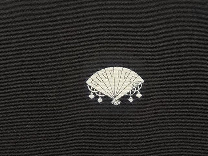 平和屋着物■豪華黒留袖　駒刺繍　風景御所車花文　松竹梅　金銀彩　正絹　逸品　DABJ0019qa