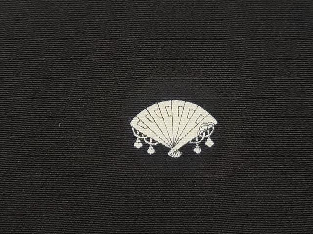 平和屋着物■豪華黒留袖　駒刺繍　風景御所車花文　松竹梅　金銀彩　正絹　逸品　DABJ0019qa