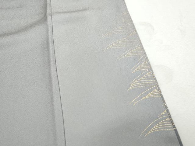 平和屋着物■訪問着　作家物　駒刺繍　籬松文　舟　暈し染め　金彩　正絹　逸品　DABJ0022qa