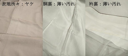 平和屋着物■上質な色無地　牡丹鼠色　正絹　逸品　DABJ0028qa