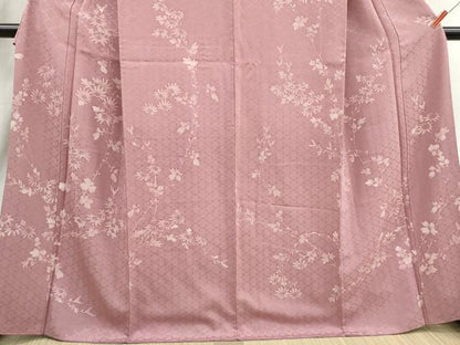 平和屋着物■訪問着　枝花文　正絹　逸品　DABJ0033qa