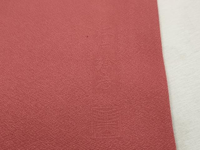 平和屋着物■豪華色留袖　作家物　人物風景花地紋　江戸絵巻　甚三紅色　正絹　逸品　DABJ0044qa