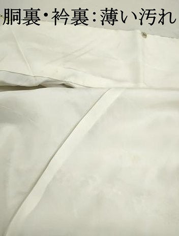 平和屋着物■上質な小紋　孔雀花文　金彩　正絹　逸品　DABJ0047qa