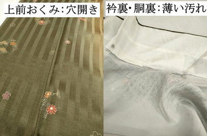 平和屋着物■訪問着　花丸間道　暈し染め　正絹　逸品　DABJ0049qa