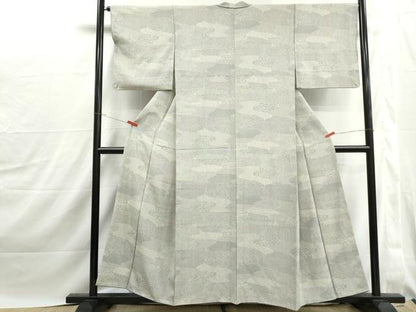 平和屋着物■江戸小紋　寄せ小紋柄　小花文　正絹　逸品　DABJ0053qa