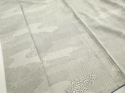 平和屋着物■江戸小紋　寄せ小紋柄　小花文　正絹　逸品　DABJ0053qa