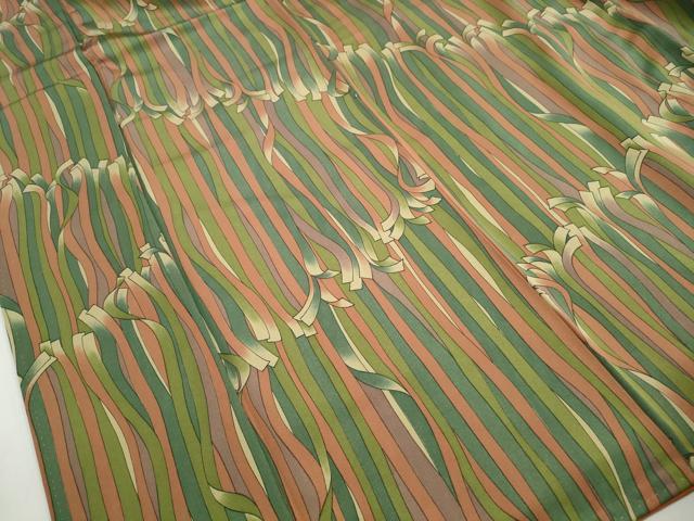 平和屋着物■上質な小紋　鬘帯尽くし　正絹　逸品　DABJ0057qa