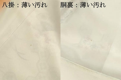平和屋着物■上質な小紋　亀甲花青海波　金彩　正絹　逸品　DABJ0059qa