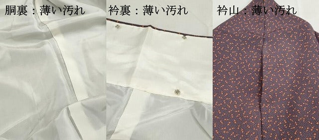 平和屋着物■上質な小紋　抽象文　正絹　逸品　DABJ0068qa
