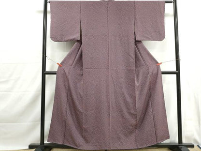 平和屋着物■上質な小紋　抽象文　正絹　逸品　DABJ0068qa