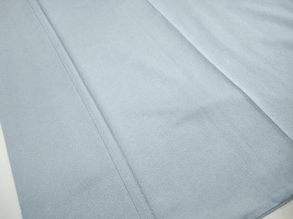 平和屋着物■上質な色無地　霞地紋　白藍色　やまと誂製　正絹　逸品　DABJ0070qa
