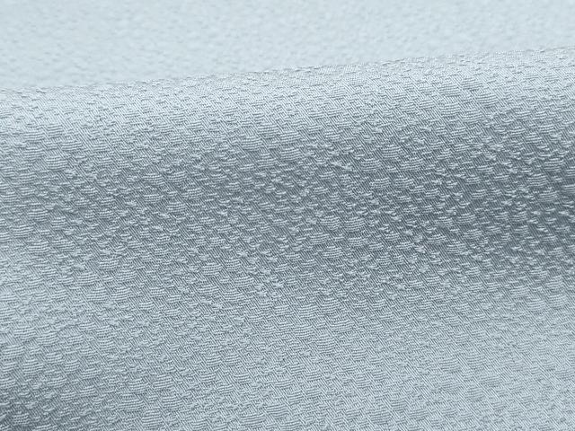平和屋着物■上質な色無地　霞地紋　白藍色　やまと誂製　正絹　逸品　DABJ0070qa