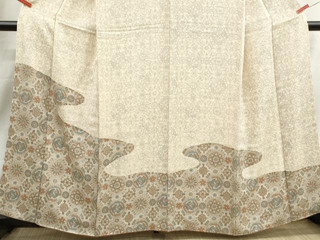 平和屋着物■訪問着　正倉院花鳥文　鳳凰　正絹　逸品　DABJ0074qa