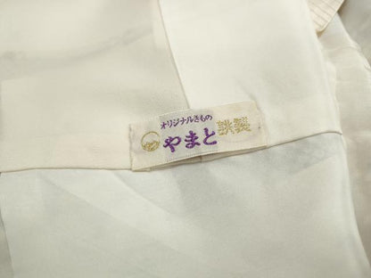 平和屋着物■上質な小紋　江戸紐草花文　椿　牡丹　金彩　やまと誂製　正絹　逸品　DABJ0076qa