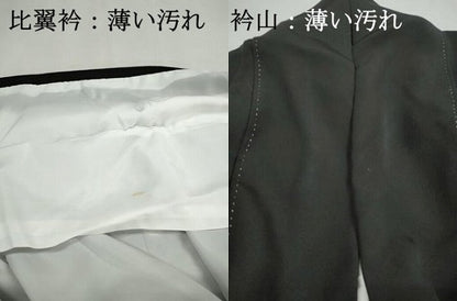 平和屋着物■豪華黒留袖　駒刺繍　渡橋風景花松文　金彩　正絹　逸品　DABJ0083qa