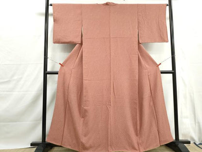 平和屋着物■江戸小紋　小花文　正絹　逸品　DABJ0089qa