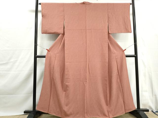 平和屋着物■江戸小紋　小花文　正絹　逸品　DABJ0089qa