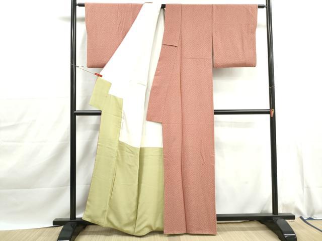 平和屋着物■江戸小紋　小花文　正絹　逸品　DABJ0089qa