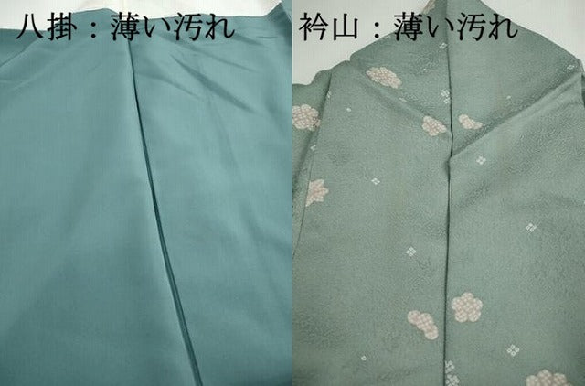 平和屋着物■上質な小紋　舞笹花文　正絹　逸品　DABJ0096qa