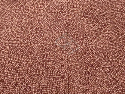 平和屋着物■江戸小紋　小花文　鬼しぼ縮緬　正絹　逸品　DABJ0099qa