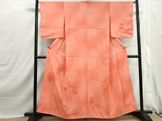 平和屋着物■訪問着　抽象花文　暈し染め　正絹　逸品　DABJ0112qa