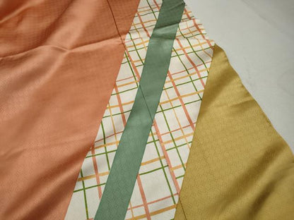 平和屋着物■訪問着　刺繍　地紙枝椿文　金彩　仮絵羽　逸品　未使用　DABJ0115qa