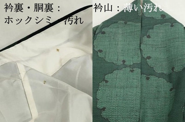 平和屋着物■上質な紬　雪輪文　正絹　逸品　DABJ0120qa