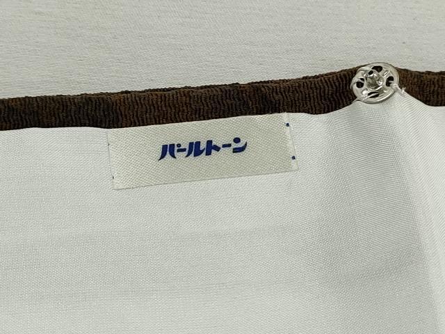 平和屋着物■上質な小紋　花鳥文　更紗　暈し染め　鬼しぼ縮緬　正絹　逸品　DABJ0145qa