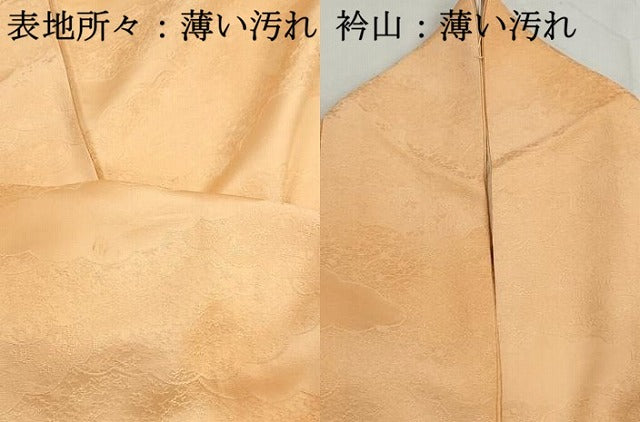 平和屋着物■上質な小紋　重ね雲花地紋　暈し染め　正絹　逸品　DABJ0151qa