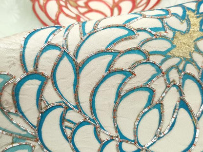 平和屋着物■豪華振袖　駒刺繍　乱菊尽くし文　暈し染め　金銀彩　正絹　逸品　DABJ0169qa