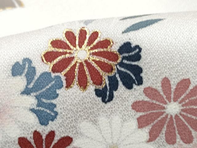 平和屋着物■訪問着　風景花文　松竹梅　金彩　正絹　逸品　DABJ0206qa