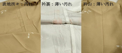 平和屋着物■上質な小紋　草花文　正絹　逸品　DABJ0233qa