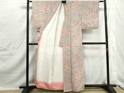 平和屋着物■上質な小紋　草花文　宝尽くし　正絹　逸品　DABJ0240qa