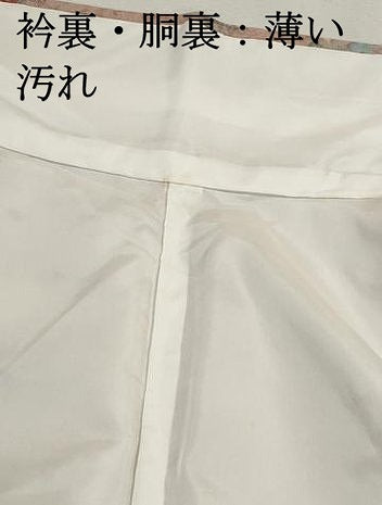 平和屋着物■上質な小紋　草花文　お召縮緬　正絹　逸品　DABJ0248qa