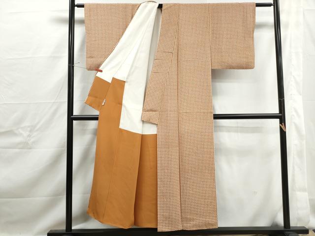 平和屋着物■江戸小紋　梅鉢文　やまと誂製　正絹　逸品　DABJ0259qa